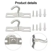 Metallic Paint Coated Ceiling Wall Hooks for Hanging Plants Elegant Design