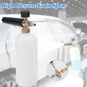 1/4" Snow Foam Washer Gun Car Wash Soap Lance Cannon Spray Pressure Jet Bottle