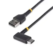 StarTech.com R2ACR-1M-USB-CABLE 3ft USB A to C Charging Cable Angled [R2ACR-1M-USB-CABLE]