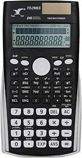 Daseeme Scientific Calculators Math Calculator with 240 Multi-Functional Calculator 2 Lines LCD Display Ideal for Teachers College Students School Office Portable to Carry