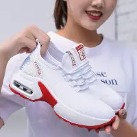 在飛比找Yahoo!奇摩拍賣優惠-2023新款夏季鬼步舞鞋廣場舞鞋網面韓版運動女鞋跑步曳步鞋學