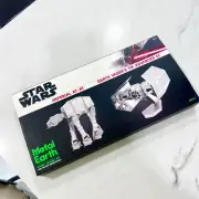 Star Wars Steel Model Kit Imperial AT-AT Darth Vader's Tie Advanced X1 NOB!