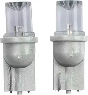 T-10 LED Wedge Bulb S.White 12V 2p/c Wide ANG