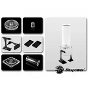 Bitspower Dual/Single D5 150mm Upgrade Kit - Black/Clear [BP-D5TOPUK150AC-CLCL]
