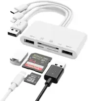 5 in 1 Universal Portable OTG Micro SDHC SDXC SD TF Multiple Memory Card USB