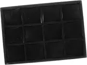 Beavorty 12 Slot Watch Tray Organizer Elegant Bracelet Display Stand for Watches Bangles and Bracelets Stackable Jewelry Storage for Easy Access and Organization
