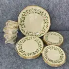 Lenox Dimension Collection Holiday Set Of 20 Service For Four Gold Trim Sealed