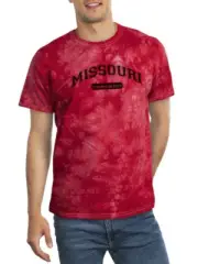 Missouri Jefferson City Tie Dye Tee -SmartPrintsInk Designs