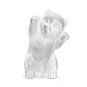 Lalique Limited Edition Crystal Kitten Clear Figure