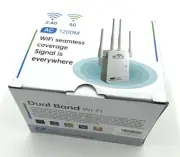 AC 1200M Dual Band Wi-Fi AP Router Repeater Wi Fi Extender Internet Amplifier