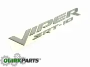 2003-2005 DODGE VIPER EXTERIOR SILVER DECAL EMBLEM NAMEPLATE BADGE OEM MOPAR