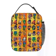 c625 Zooba Battle Arena Lunch Bags Insulated Lunch Tote Waterproof Bento Box Leakproof Picnic Bags for Woman Work Kids School k625