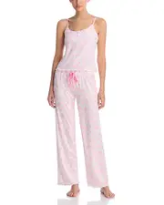 Aqua Sleep Pointelle Lounge Pajama Set - Exclusive
