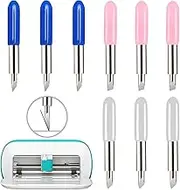 LightBeacon Pack of 9 Cutting Blades for Cricut Joy, 30/45/60 Degree Cutting Plotter Blades, Vinyl Cutter Plotter Cutting Blades, Lettering Replacement Blades for Cricut Joy