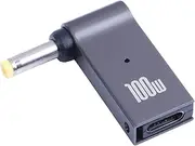 Laptop Power Adapter 100W USB-C/Type-C Female to DC 4.0x1.7mm Male Computer Charging Adapter for Lenovo