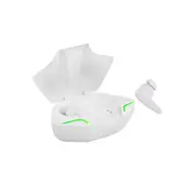 2Pcs 5530 Wireless Earbuds Ergonomic Breathing Light ABS Practical Stereo True Wireless Stereo Bluetooth-compatible 5.0 In-ear Earphones for Gaming-White