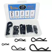 38 Pcs Hitch Pin Clip R Clips Retaining Pins Tractor Cotter Pin Hair Pin Asso...