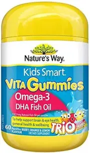 NATURE'S WAY Kids Smart Vita Gummies Omega 3 Fish Oil 60'S