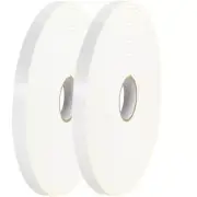 Removable Double Sided Foam Tape 1" x 36 yard (1/16" Thick White)2 Pack)