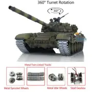 Henglong T72 1:16 7.0 Remote Control Military RC BB Infrared Tank 360° Rotation