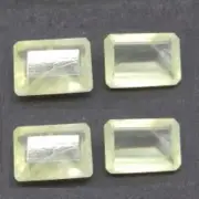 Natural Prehanite Chalcedony 10x14mm To 20x25mm Octagon Faceted Cut Gemstone