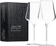 Gabriel-Glas StandArt Crystal Wine Glasses, Set of 2 with Gift Box - Clear