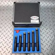 METEX Indexable Boring Bar 18mm Lathe Tool 6pc Set TiN Tips with FREE DELIVERY