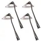 4 Pack Garden Hoe 17.52 Inch Full Stainless Steel Hollow Hoe Weeding Tool Sui...
