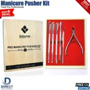 6 Piece Manicure Pedicure Nail Care Set Cutter Kit Case Men & Women