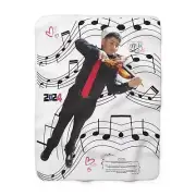 DEAR MARIA Sherpa Fleece Blanket
