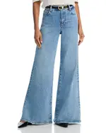 Frame Le Palazzo High Rise Jeans in Lark