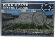 Highland Mint NCAA Penn State 4" x 3" Stadium Challenge Coin With Protector, One Size, Team Colors