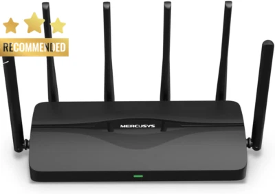 MERCUSYS MR47BE WiFi 7 Router Tri-Band 2.5G Ports 6GHz Fast Speed EasyMesh