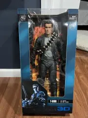 NECA TERMINATOR 2 T-800 3D 18" inch 1/4 SCALE Action Figure NIB SIB RARE