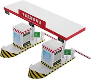 JOINPAYA Highway Toll Station Model for Boys Creative Plastic Traffic Toy Educational Discovery Playset