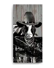 Ready2HangArt Cow II Wrapped Canvas Wall Art by Olivia Rose