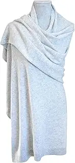[Velanio Cashmere] Luxury Knitted Wrap Travel Shawl Scarf, Pashmina Stole, All-Season Scarf for Women Cashmere Wool Blend