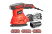 TOPEX 300W Random Orbital Sander Polisher Variable Speed +15pcs Sand Papers