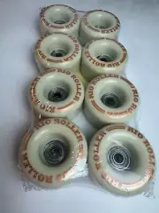 Rio Roller Coaster Wheels 62mm 82a ABEC-7 Bearings cream w Rgold NEW FREE POST