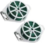 Sosoport Gardening Tie Roll 150m Plastic Plant Ties Reusable Plant Straps for Fixing Home Office Cable Strapping