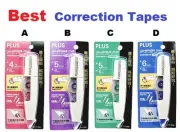 Best Correction Tape Plus Mr Whiper Mini Roller CHOOSE YOUR SIZES White Out Pen