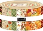 Timeless Treasures Gather With a Grateful Heart Jelly Roll PreCut Fabric Strips