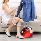 Portable Fabric Steamer for Home Garment Wrinkle Remover Handheld Red Design