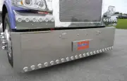 | Stainless Steel Spring Mount Tow Pin Covers for Peterbilt 388/389 | 30770