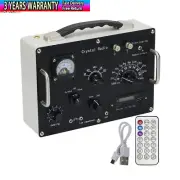 Crystal Radio Medium Wave & Shortwave Retro Crystal Radio w/FM MP3 Music Module