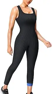 Junlan Sauna Suit Women Waist Trainer Sweat Sauna Shirt Full Body Jumpsuit