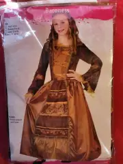 Girls Halloween Costume Baroness Size 4-6