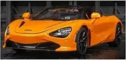 Decorative Car Model 1:24 for 720S Sport Car Diecast Metal Alloy Scale Model Industrial Style Decoration Perfect for Gifting(Orange)