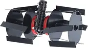 Disc Harrow,Efficient Tiller Weeding Wheel | Precision Erosion-Resistant Lawn Scarifiers for Garden, Farm, Orchard, Field, Agriculture, Landscaping