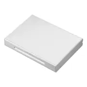 Aluminum Wallet Credit Card Holder 6 Slots RFID Metal Hard Protector Case Silver